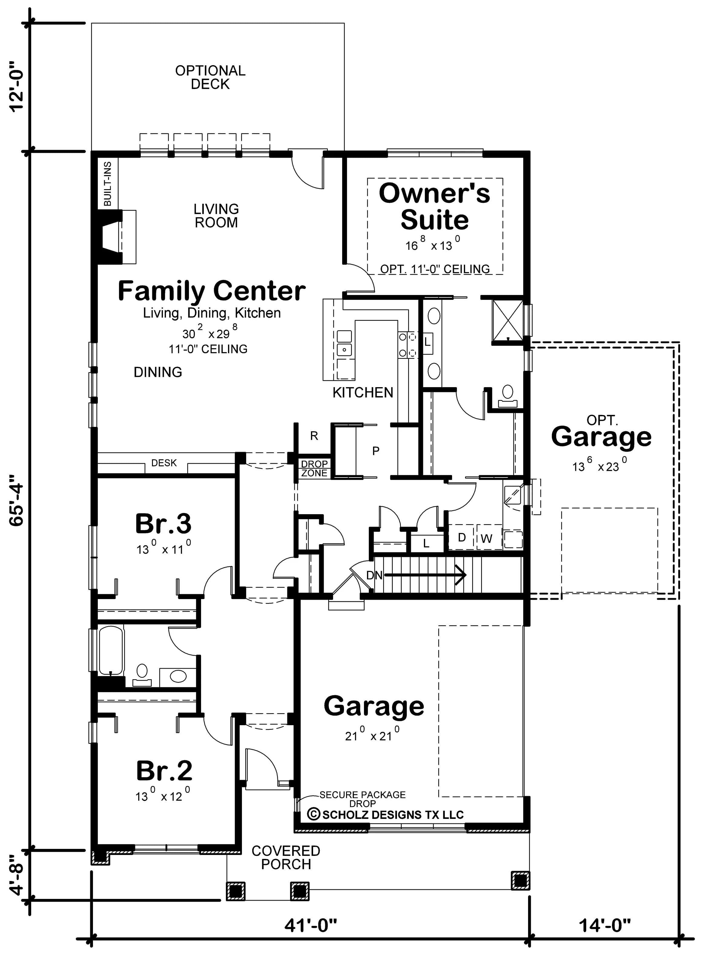 The Charleston — floor plan