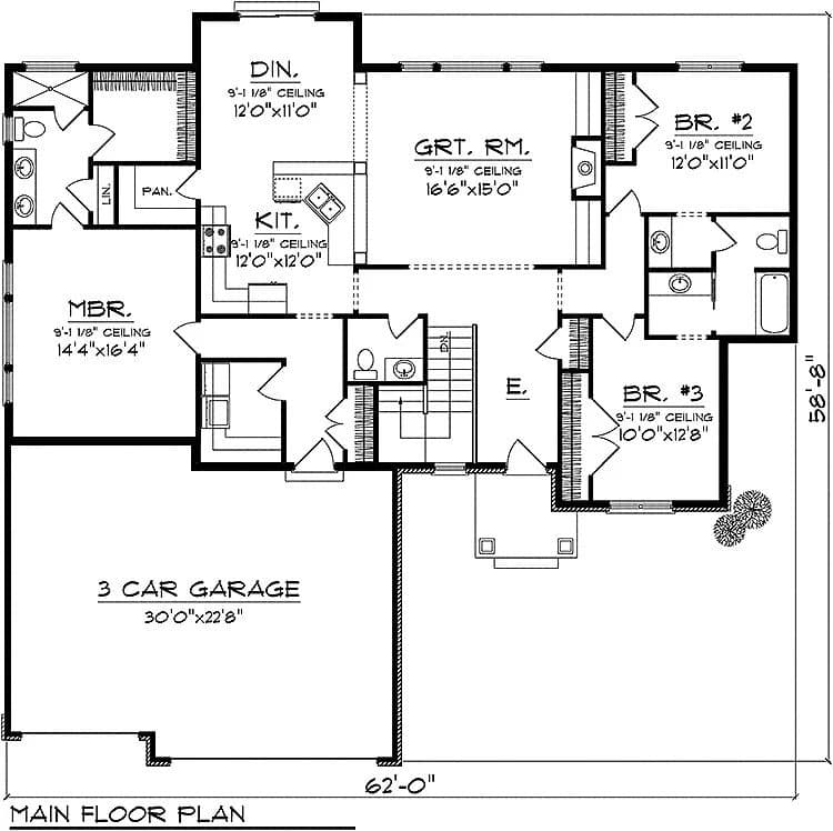 The Knoxville — floor plan