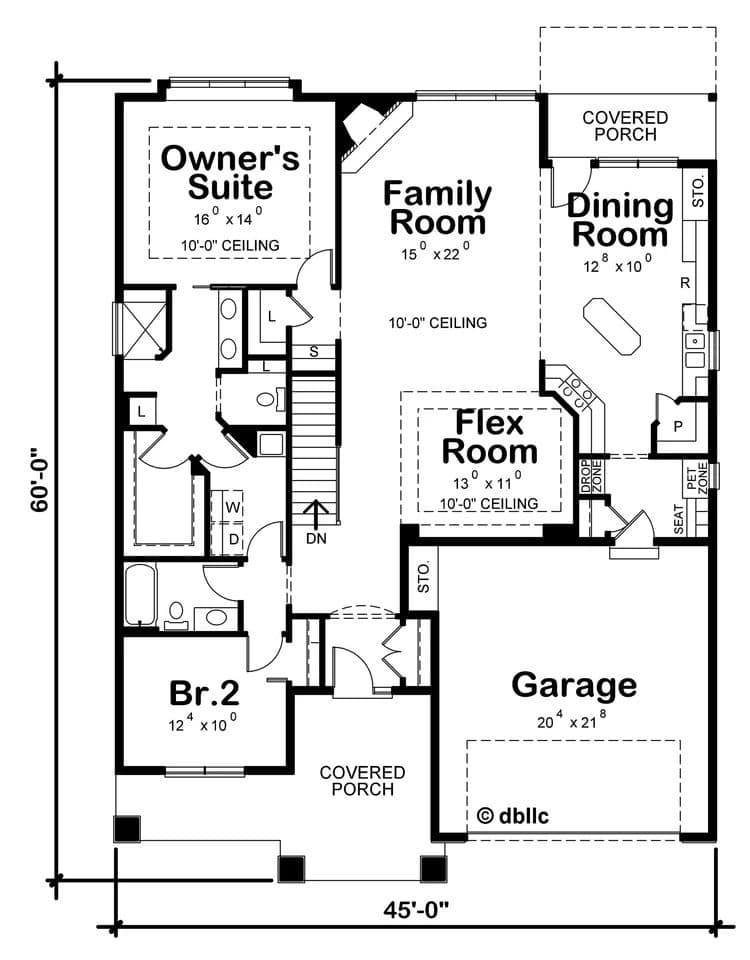 The Providence — floor plan