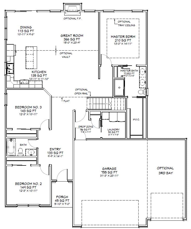 The Winslow — floor plan