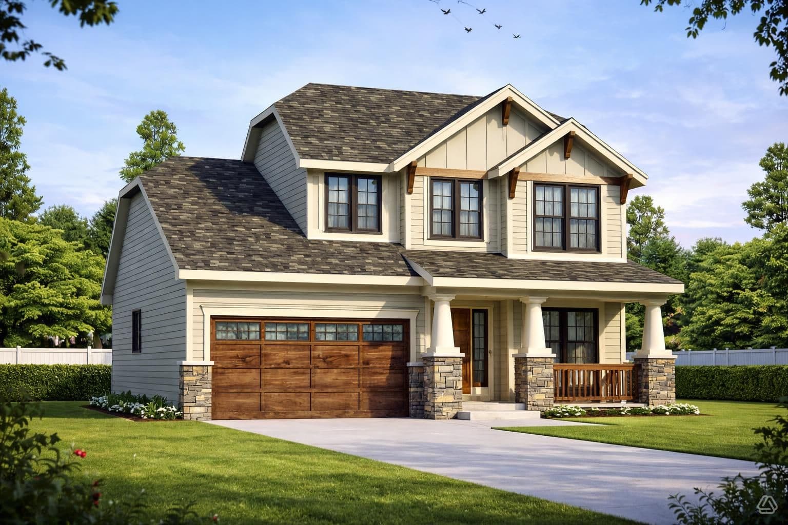 The Woodland — exterior rendering
